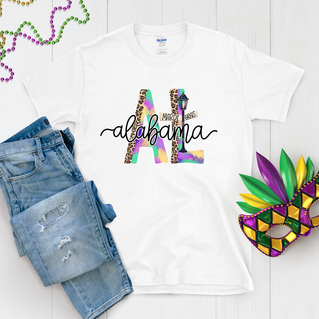 Mardi Gras State Shirt