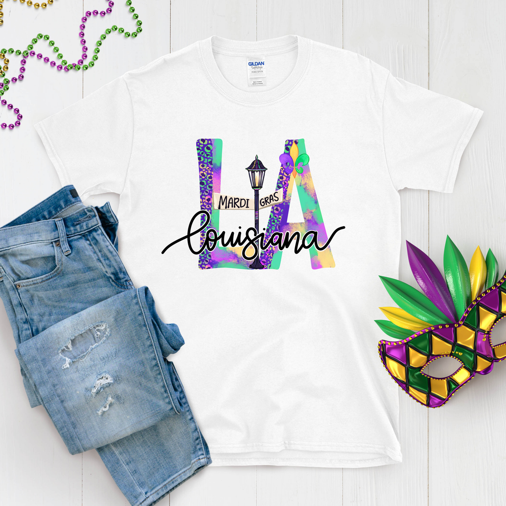 Mardi Gras State Shirt