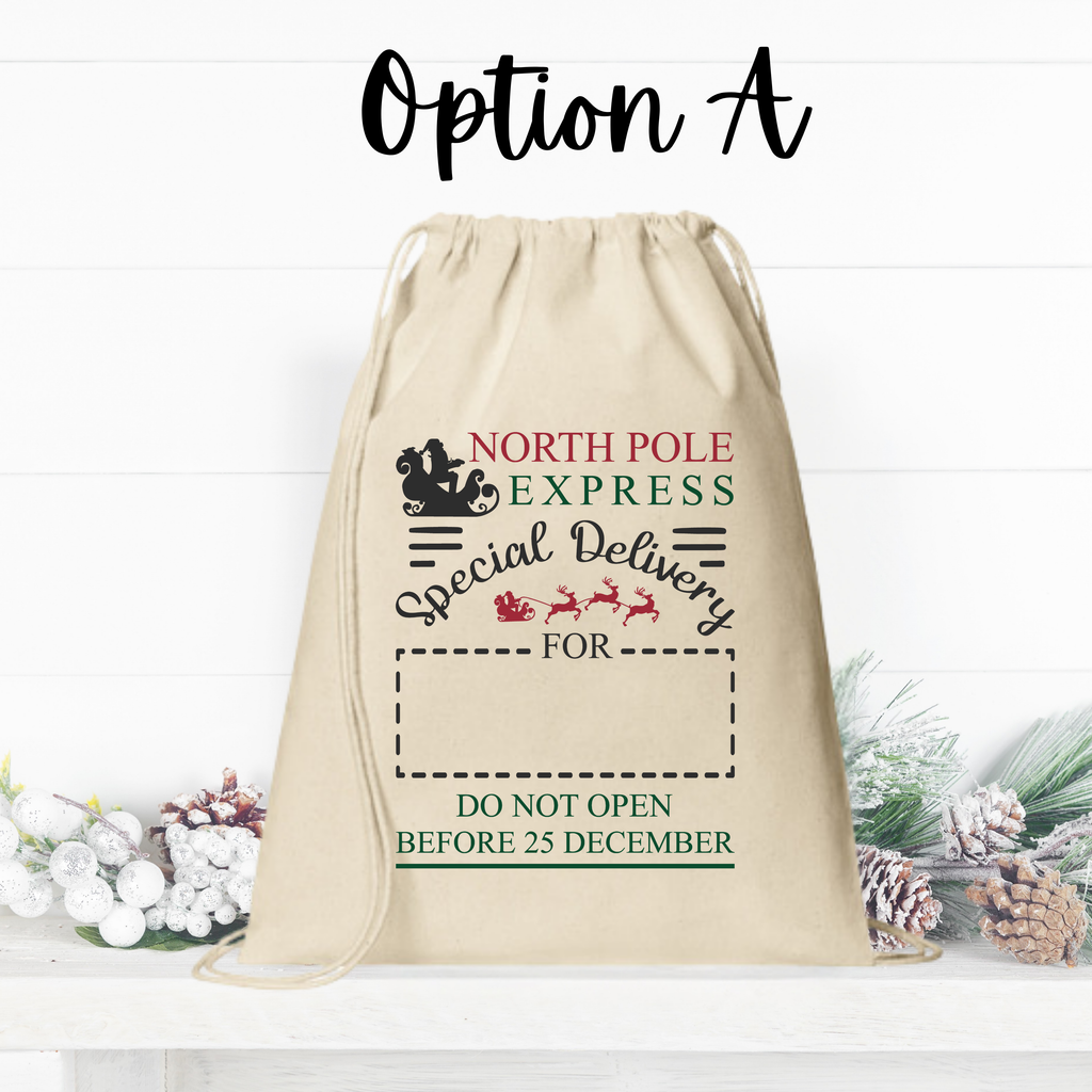 Personalized Christmas Sacks