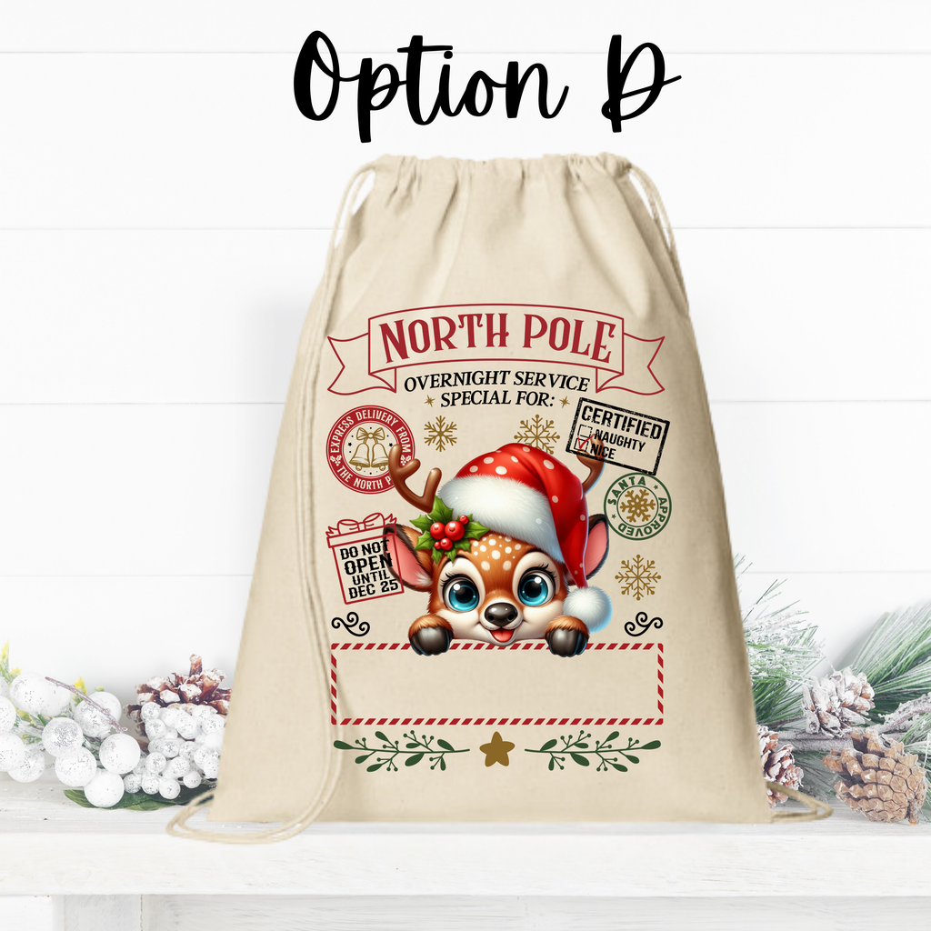 Personalized Christmas Sacks