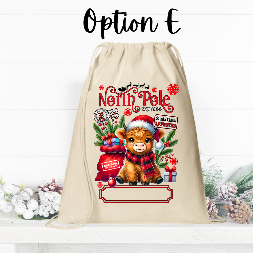 Personalized Christmas Sacks
