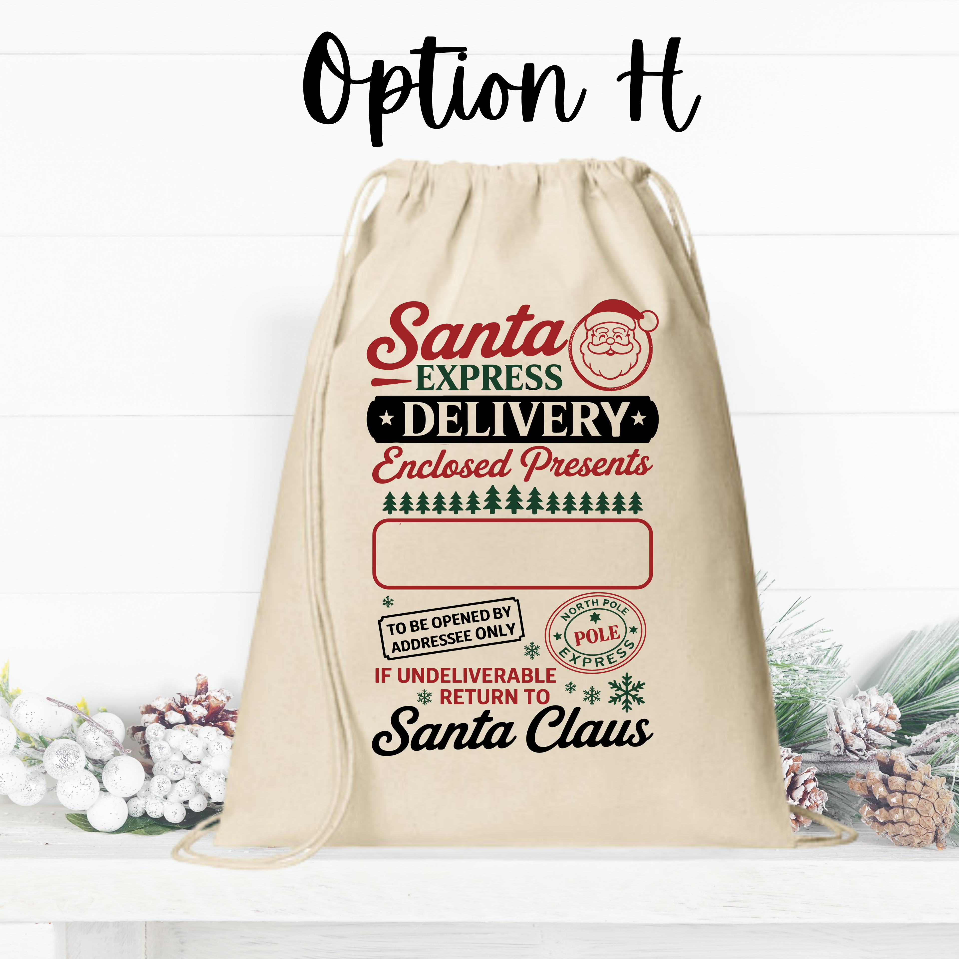Personalized Christmas Sacks