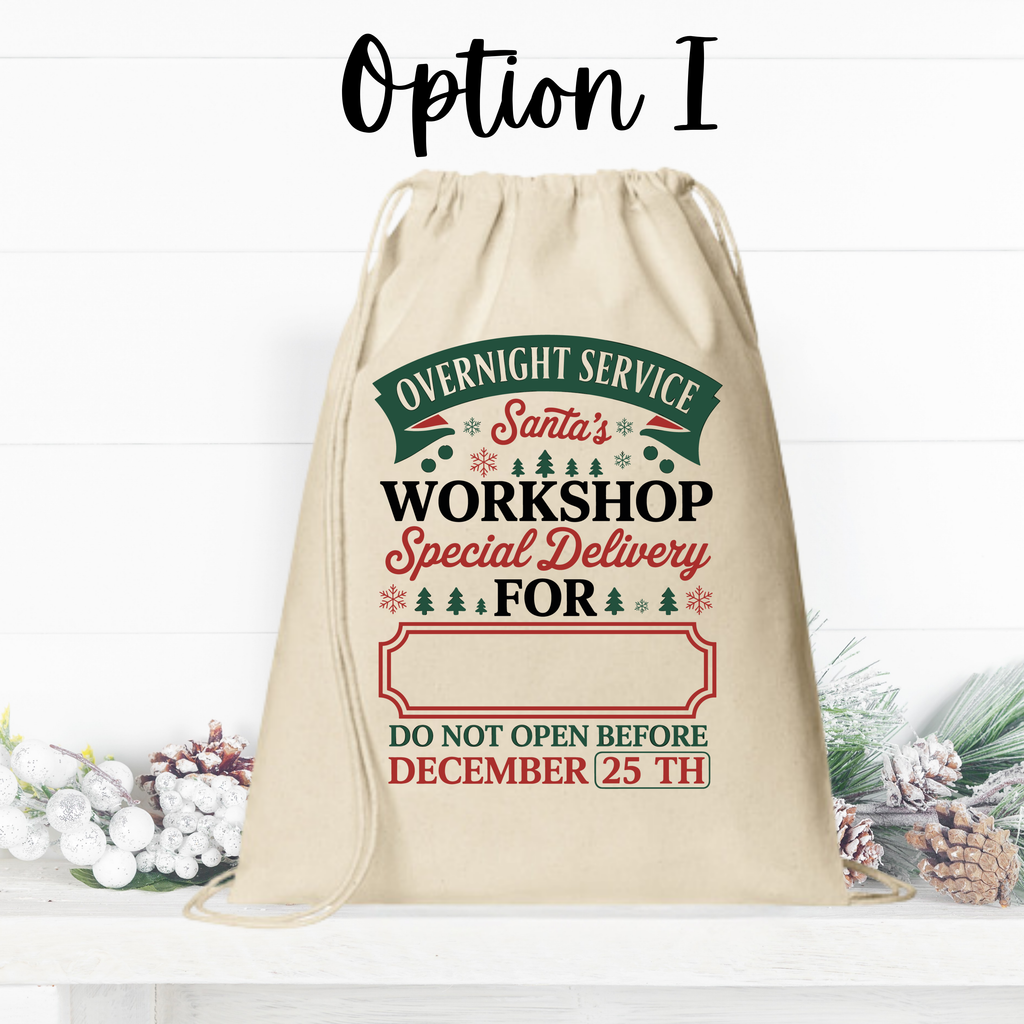 Personalized Christmas Sacks