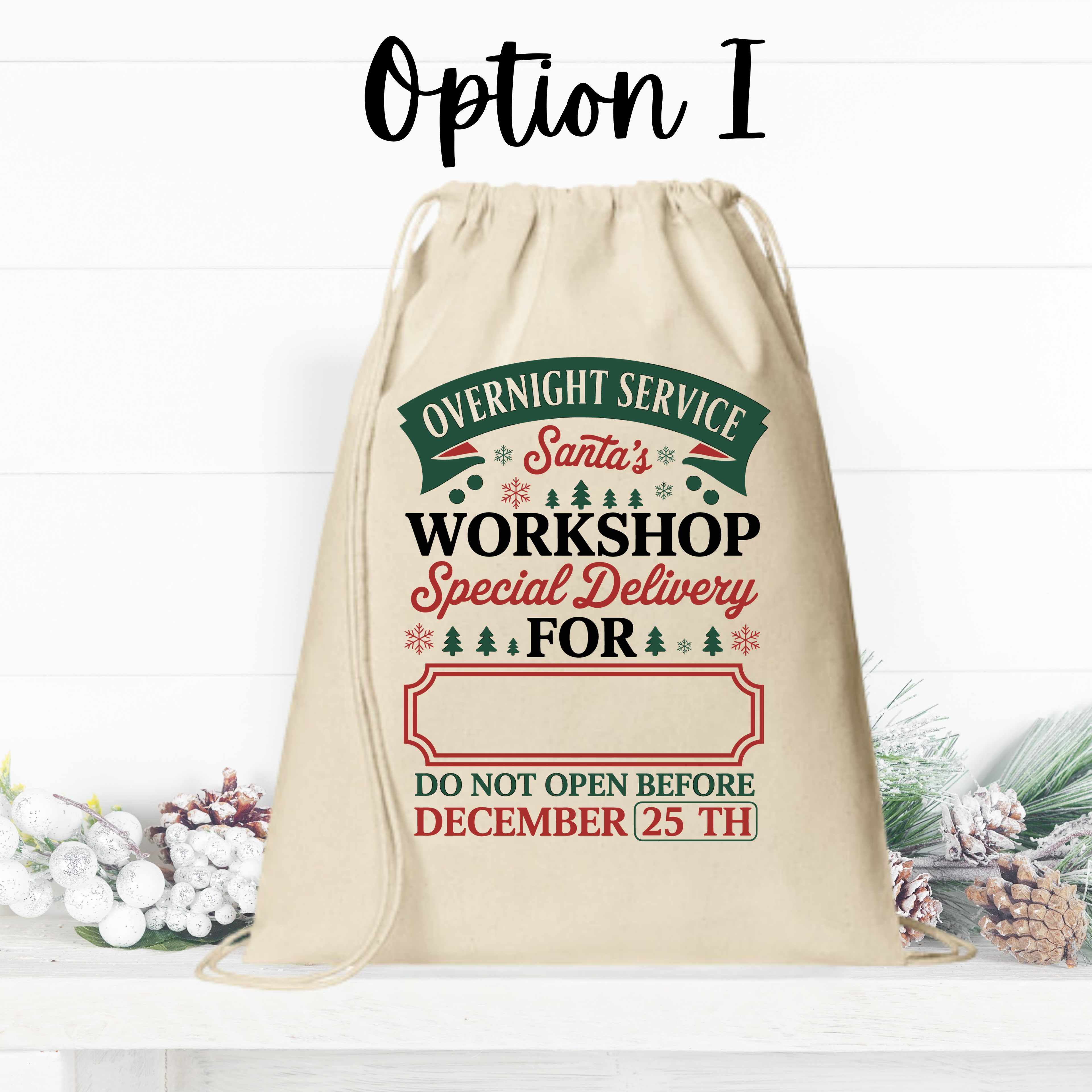 Personalized Christmas Sacks