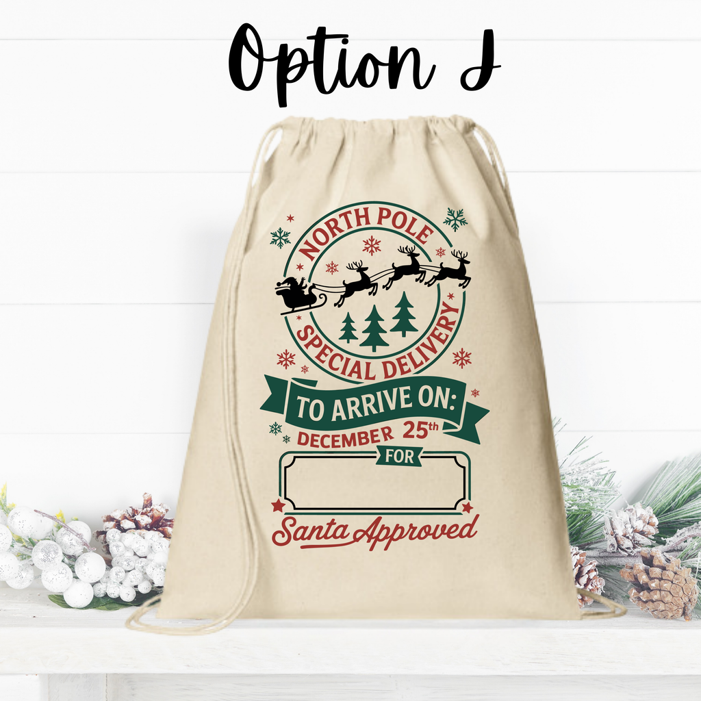 Personalized Christmas Sacks