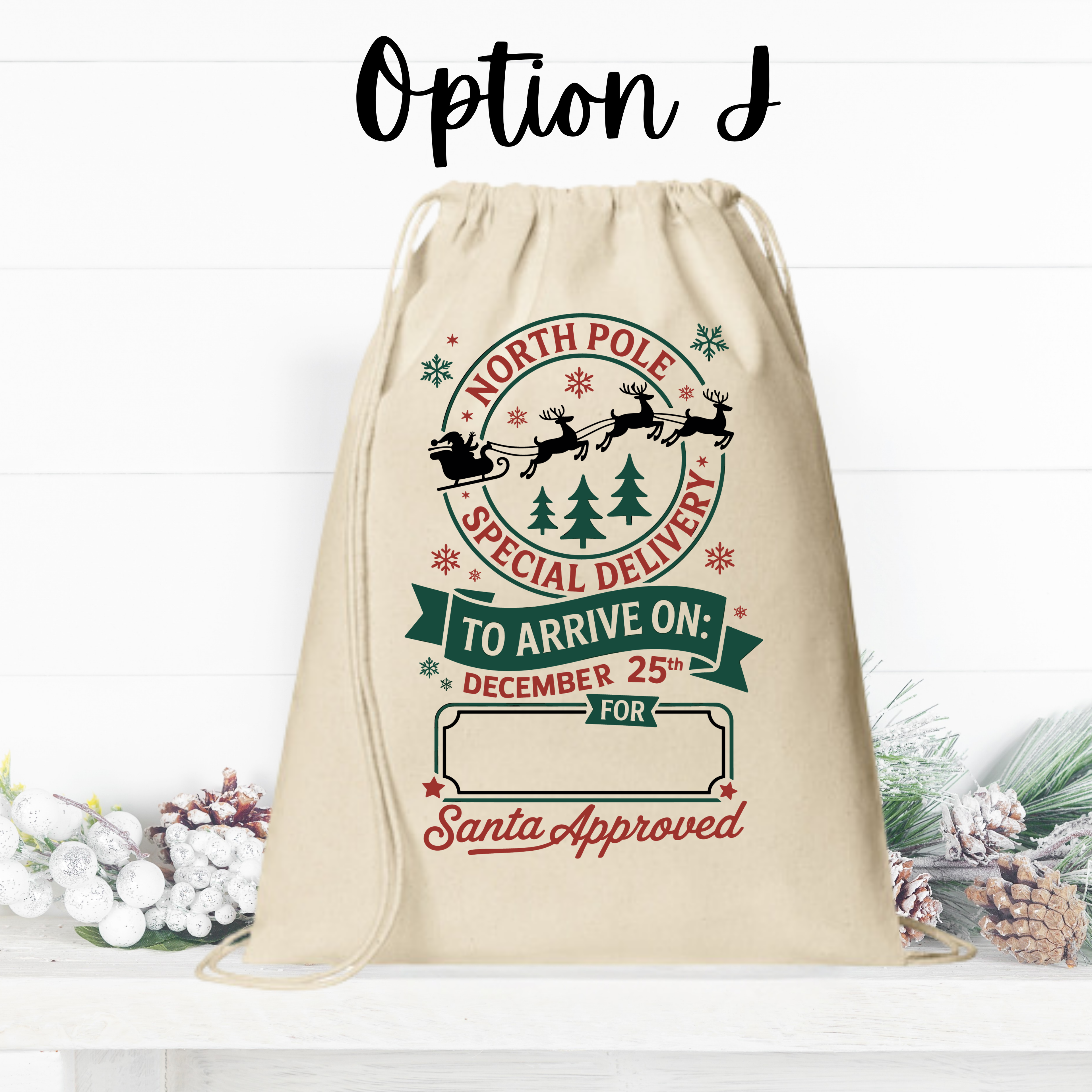 Personalized Christmas Sacks