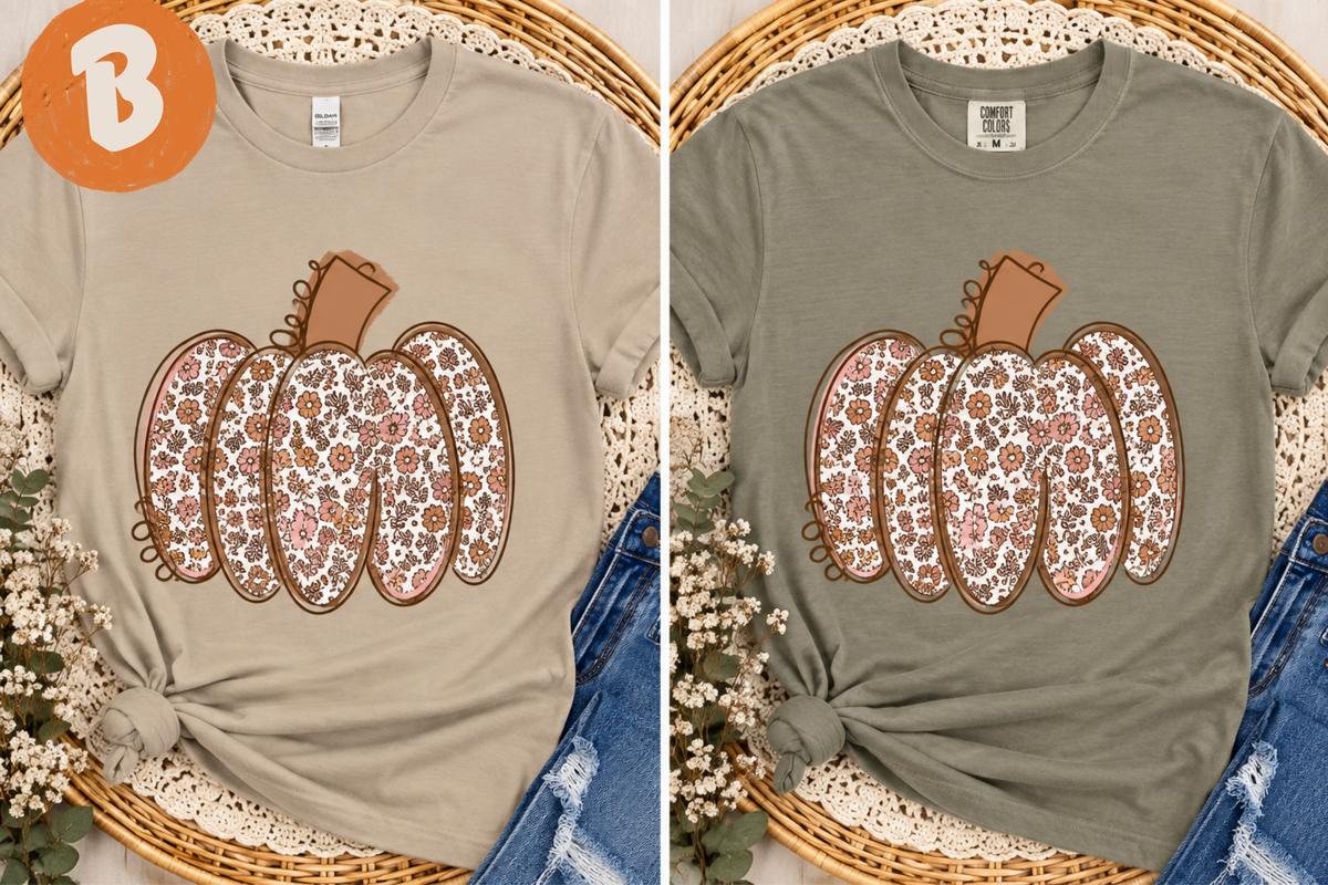 Fall in Bloom Pumpkin