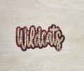 Wildcats Faux Glitter