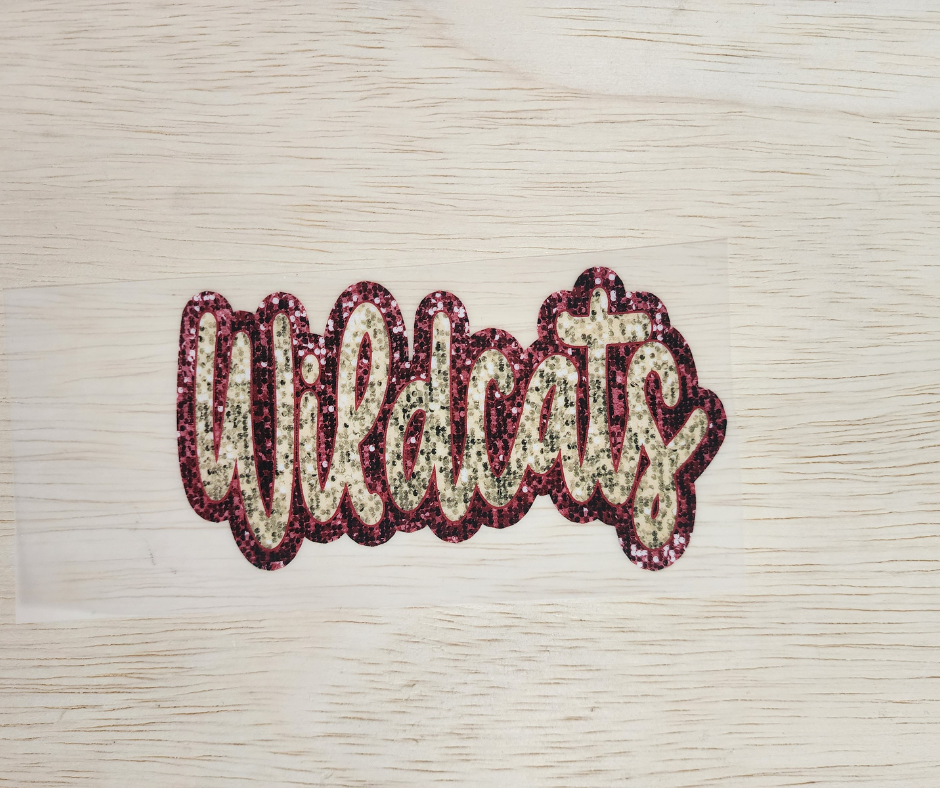 Wildcats Faux Glitter